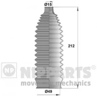 Joint-soufflet, direction NIPPARTS OEM 455350E010