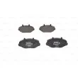 BOSCH 0 986 494 287 - Jeu de 4 plaquettes de frein avant