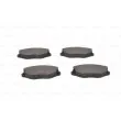 BOSCH 0 986 494 287 - Jeu de 4 plaquettes de frein avant