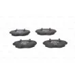 BOSCH 0 986 494 287 - Jeu de 4 plaquettes de frein avant