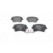 BOSCH 0 986 494 303 - Jeu de 4 plaquettes de frein arrière