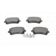 BOSCH 0 986 494 303 - Jeu de 4 plaquettes de frein arrière