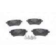 BOSCH 0 986 494 303 - Jeu de 4 plaquettes de frein arrière