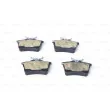 BOSCH 0 986 494 304 - Jeu de 4 plaquettes de frein arrière