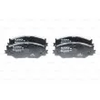 BOSCH 0 986 494 316 - Jeu de 4 plaquettes de frein avant