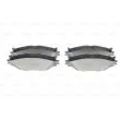 BOSCH 0 986 494 316 - Jeu de 4 plaquettes de frein avant