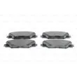 BOSCH 0 986 494 316 - Jeu de 4 plaquettes de frein avant