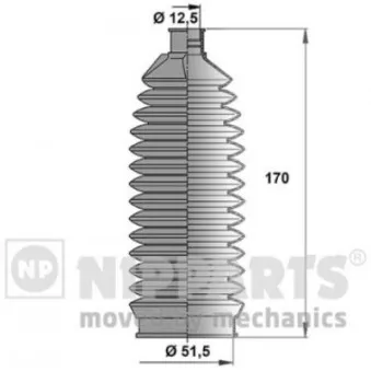 Joint-soufflet, direction NIPPARTS OEM 53534SMGE01