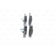 BOSCH 0 986 494 325 - Jeu de 4 plaquettes de frein arrière