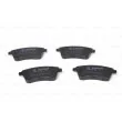 BOSCH 0 986 494 332 - Jeu de 4 plaquettes de frein avant