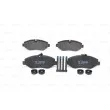 BOSCH 0 986 494 334 - Jeu de 4 plaquettes de frein avant