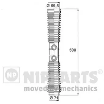 Joint-soufflet, direction NIPPARTS OEM 53534S9A003