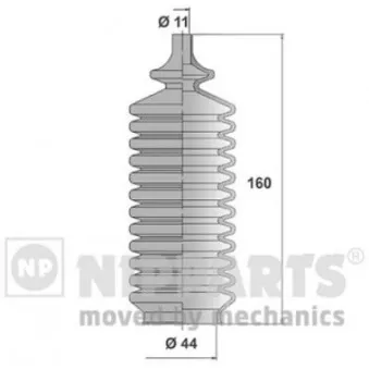 Joint-soufflet, direction NIPPARTS N2845008