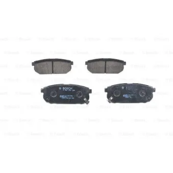 Jeu de 4 plaquettes de frein arrière BOSCH OEM 583023ED01