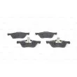 BOSCH 0 986 494 396 - Jeu de 4 plaquettes de frein avant