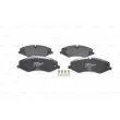 BOSCH 0 986 494 408 - Jeu de 4 plaquettes de frein avant