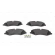 BOSCH 0 986 494 408 - Jeu de 4 plaquettes de frein avant