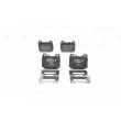 BOSCH 0 986 494 410 - Jeu de 4 plaquettes de frein arrière