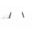 BOSCH 0 986 494 410 - Jeu de 4 plaquettes de frein arrière