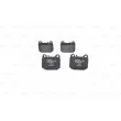 BOSCH 0 986 494 410 - Jeu de 4 plaquettes de frein arrière