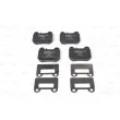 BOSCH 0 986 494 410 - Jeu de 4 plaquettes de frein arrière