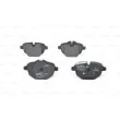 BOSCH 0 986 494 432 - Jeu de 4 plaquettes de frein arrière
