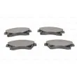 BOSCH 0 986 494 433 - Jeu de 4 plaquettes de frein avant