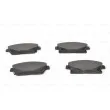 BOSCH 0 986 494 434 - Jeu de 4 plaquettes de frein avant