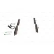 BOSCH 0 986 494 456 - Jeu de 4 plaquettes de frein avant