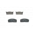 BOSCH 0 986 494 457 - Jeu de 4 plaquettes de frein avant