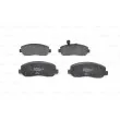 BOSCH 0 986 494 498 - Jeu de 4 plaquettes de frein avant