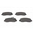 BOSCH 0 986 494 498 - Jeu de 4 plaquettes de frein avant