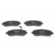 BOSCH 0 986 494 498 - Jeu de 4 plaquettes de frein avant