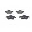 BOSCH 0 986 494 528 - Jeu de 4 plaquettes de frein arrière