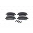 BOSCH 0 986 494 552 - Jeu de 4 plaquettes de frein avant