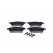 BOSCH 0 986 494 552 - Jeu de 4 plaquettes de frein avant