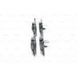 BOSCH 0 986 494 561 - Jeu de 4 plaquettes de frein avant