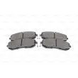 BOSCH 0 986 494 572 - Jeu de 4 plaquettes de frein avant