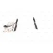 BOSCH 0 986 494 583 - Jeu de 4 plaquettes de frein arrière