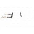 BOSCH 0 986 494 587 - Jeu de 4 plaquettes de frein avant