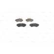 BOSCH 0 986 494 587 - Jeu de 4 plaquettes de frein avant
