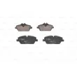 BOSCH 0 986 494 588 - Jeu de 4 plaquettes de frein avant
