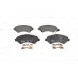 BOSCH 0 986 494 589 - Jeu de 4 plaquettes de frein avant