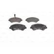 BOSCH 0 986 494 589 - Jeu de 4 plaquettes de frein avant