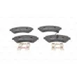 BOSCH 0 986 494 589 - Jeu de 4 plaquettes de frein avant