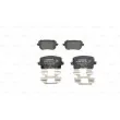 BOSCH 0 986 494 626 - Jeu de 4 plaquettes de frein arrière