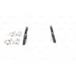 BOSCH 0 986 494 626 - Jeu de 4 plaquettes de frein arrière