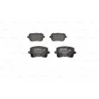 BOSCH 0 986 494 626 - Jeu de 4 plaquettes de frein arrière