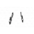 BOSCH 0 986 494 709 - Jeu de 4 plaquettes de frein avant