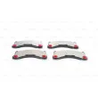 BOSCH 0 986 494 757 - Jeu de 4 plaquettes de frein avant